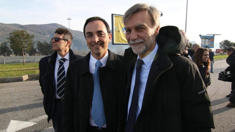FOTO - Il giorno della Salerno-Reggio CalabriaLe immagini di Delrio e Armani alla partenza
