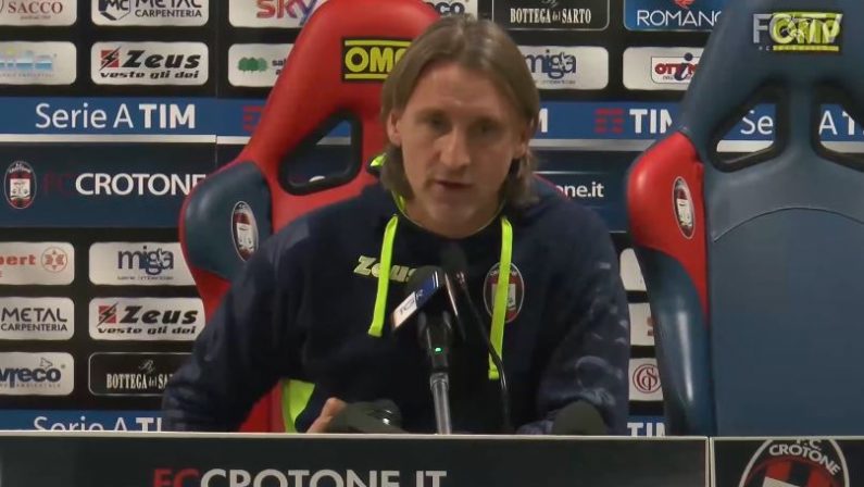 Calcio, Serie A, Nicola spinge i suoi nella trasferta di Udine«Il Crotone venderà cara la pelle per avere punti»