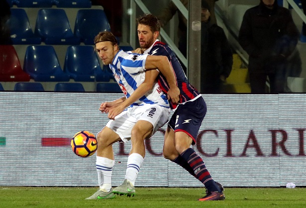 Rohden in azione durante la partita contro il Pescara