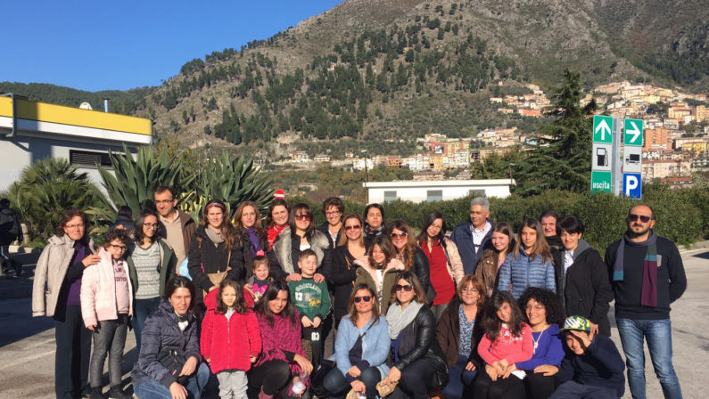 I bambini del reparto di oncologia di Cosenzain udienza da Papa Francesco per l'albero di Natale