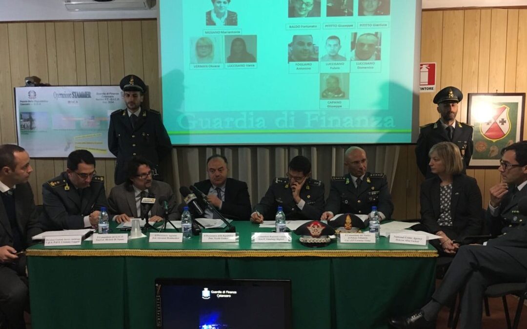 Gratteri, Bombardieri e i vertici della Finanza