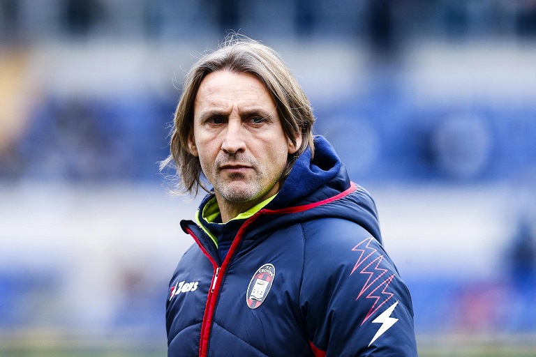 L'allenatore del Crotone Davide Nicola