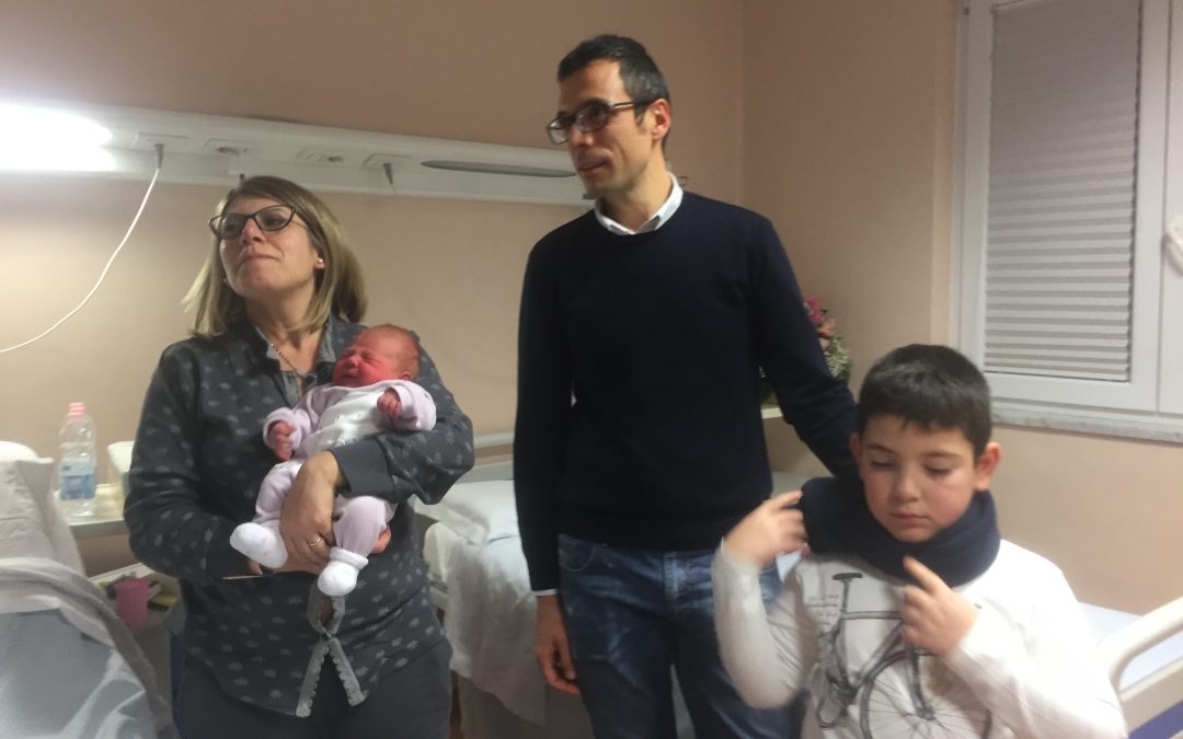 Alla Malzoni di Avellino il primo nato d’Italia, si chiama Adele