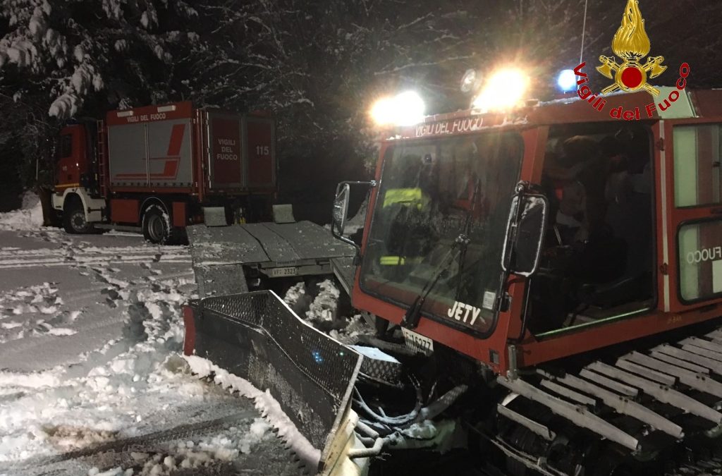 Torna a nevicare: Irpinia di nuovo bloccata da freddo e gelo