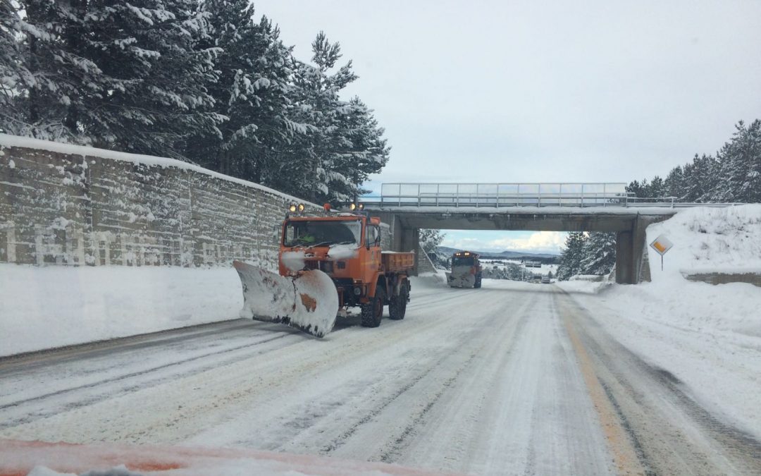Spazzaneve in azione sulla Silana - Crotonese