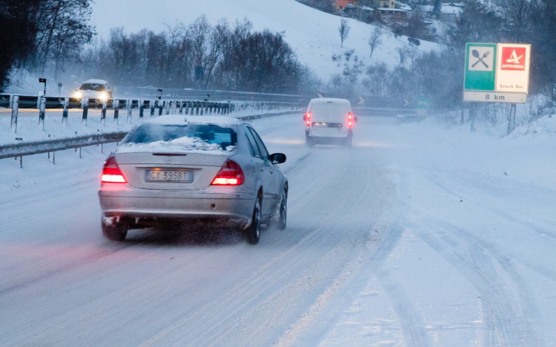 Neve sulla Basentana nel gennaio 2017 (foto A. MATTIACCI)