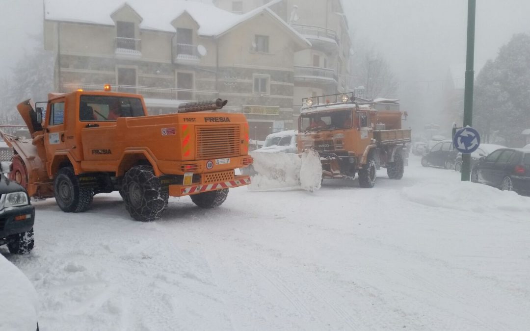 Forti nevicate in Calabria
