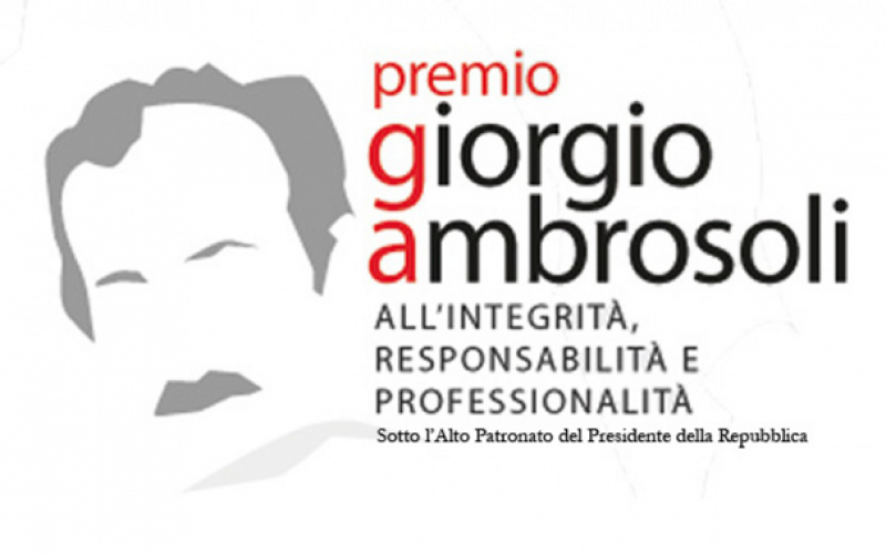 Il premio Ambrosoli a Adriana Musella e Mariella Russo, menzione speciale all’imprenditore vibonese Barbagallo