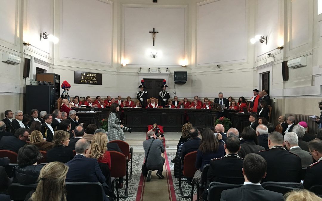 L'inaugurazione dell'anno giudiziario a Catanzaro