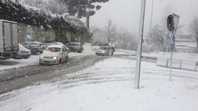 Meteo, mercoledì con la neve in Campania