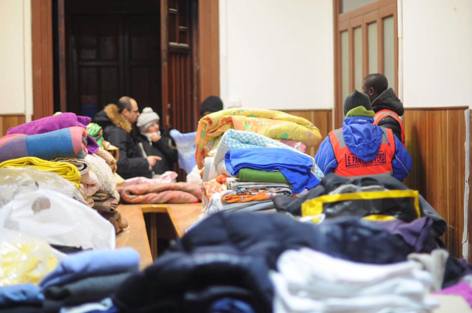 FOTO – Temperature polari, il Comune di Reggio Calabria diventa uno spazio per la solidarietà e i senza tetto