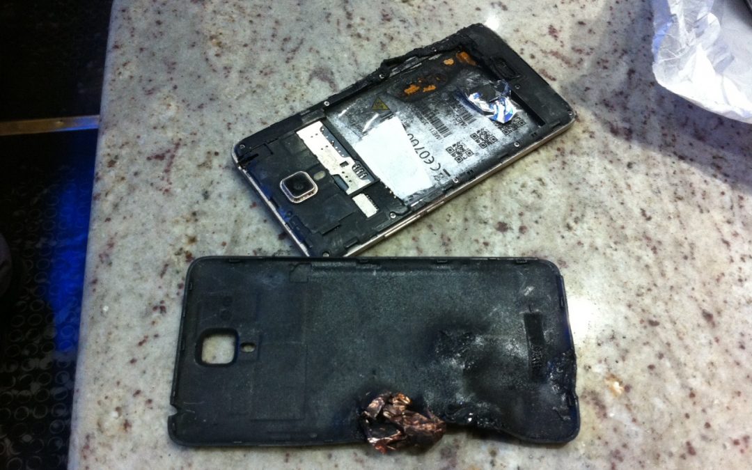 Lo smartphone esploso