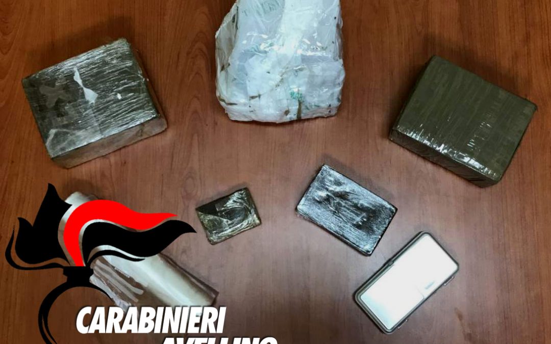 Quattro chili di droga nel garage della nonna: arrestato detenuto domiciliare irpino