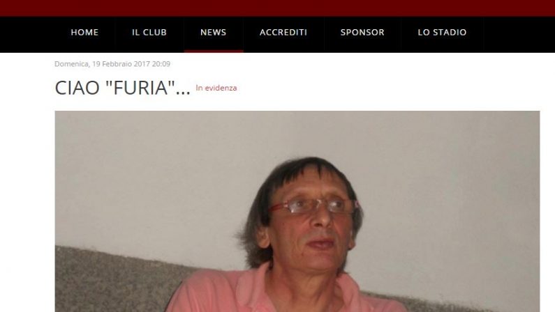 Lutto nel mondo del calcio: è morto Battista “Furia” Missiroli, ex Reggina e papà di Simone