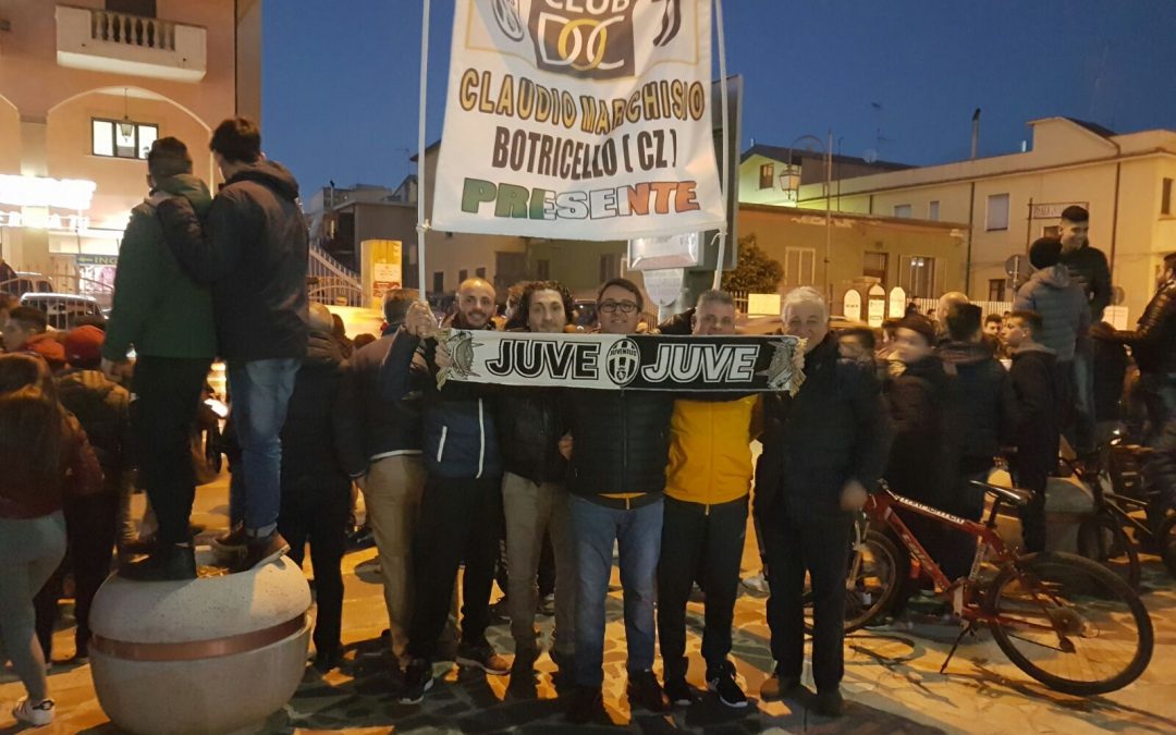 Tifosi della Juventus a Botricello