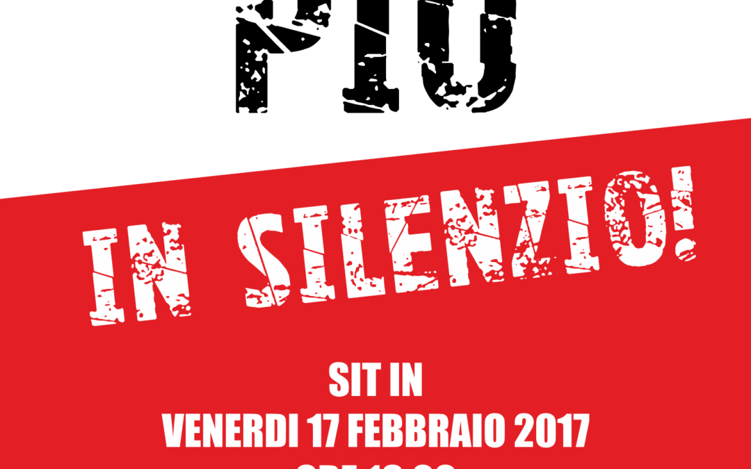 “Mai più in silenzio”, a Pago sit-in a sostegno dell’ex-ispettore vittima di intimidazione