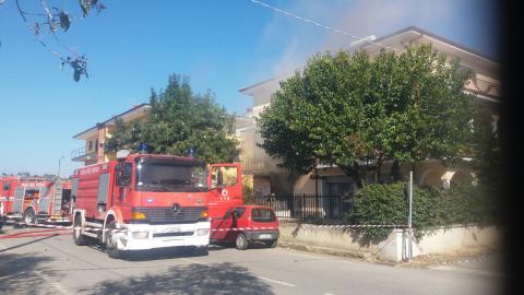 Esplosione bombola di gas a Nocera