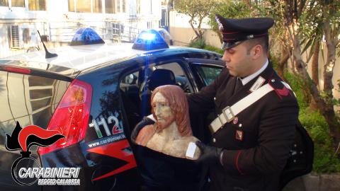 Opere d'arte rinvenute a Reggio Calabria e Messina