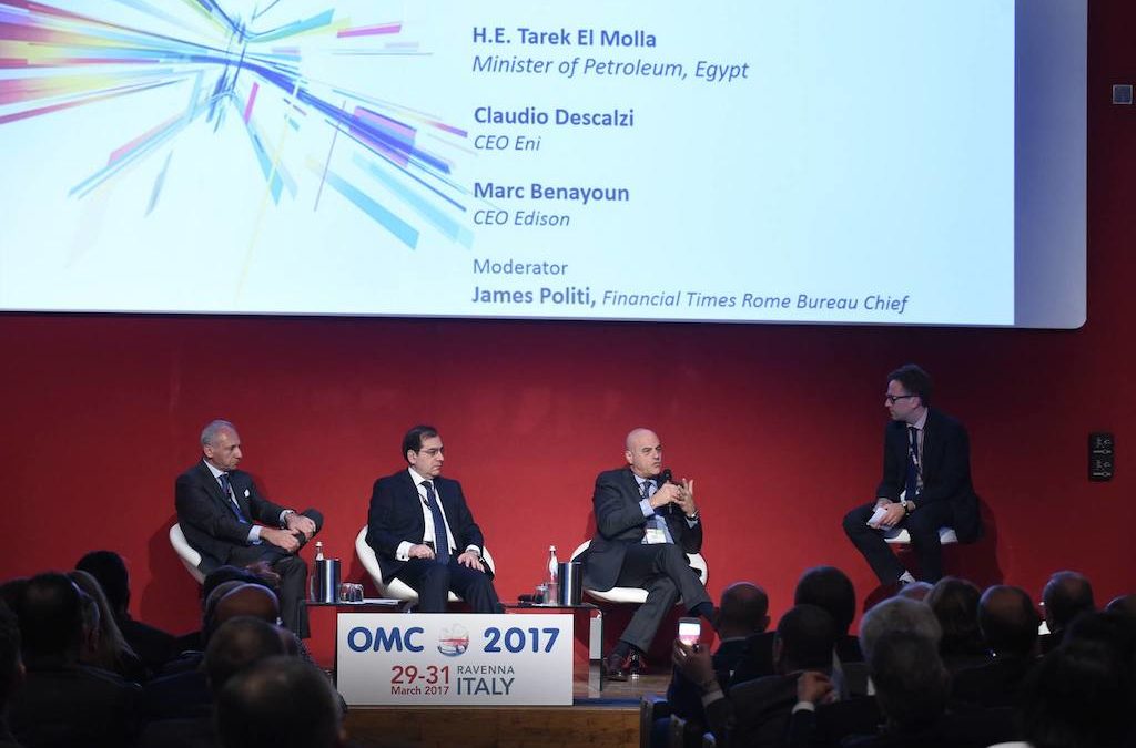 L'intervento di Claudio Descalzi ieri a Ravenna per l’apertura della fiera biennale dell’oil&gas (“Offshore Mediterranean Conference”)