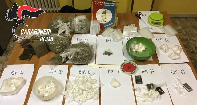 La droga sequestrata