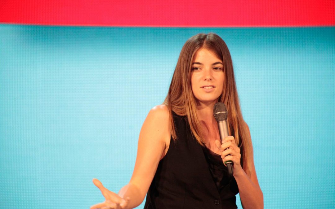 Giulia Innocenzi in gara al Caccuri
