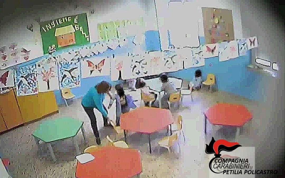 Un fotogramma del video registrato dai carabinieri