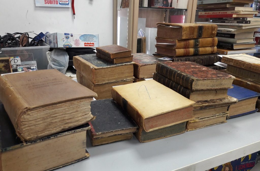 Alcuni libri appartenuti a Leonardo Sinisgalli