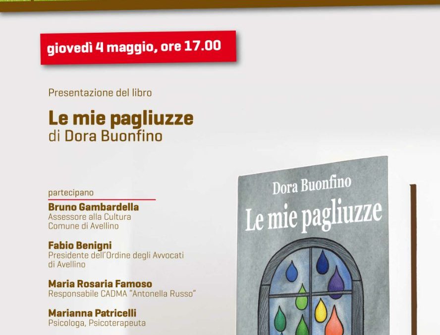 “Un libro al Centro”, tocca a “Le mie pagliuzze” di Dora Buonfino