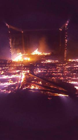 Chiosco incendio siderno