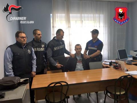 L'arresto del latitante in Albania