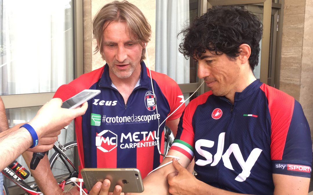 FOTO – Il “Giro d’Italia” di Nicola per la promozione del Crotone in Serie A, la tappa di Matera