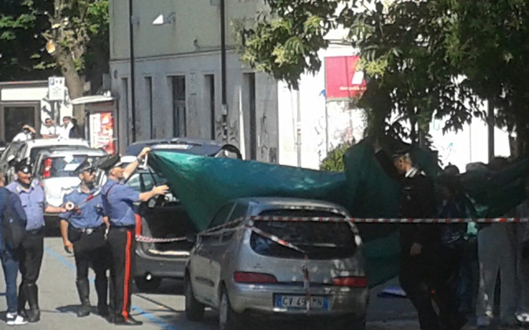 FOTO – Omicidio Mezzatesta stamattina a Catanzaro, le foto dell’agguato