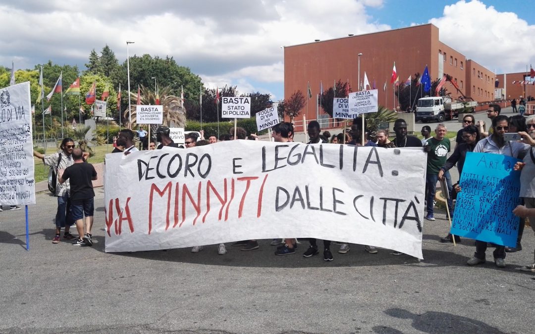 Un momento della manifestazione all'Unical