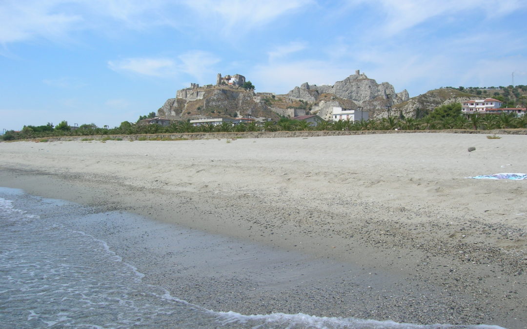 La spiaggia di Roccella Jonica