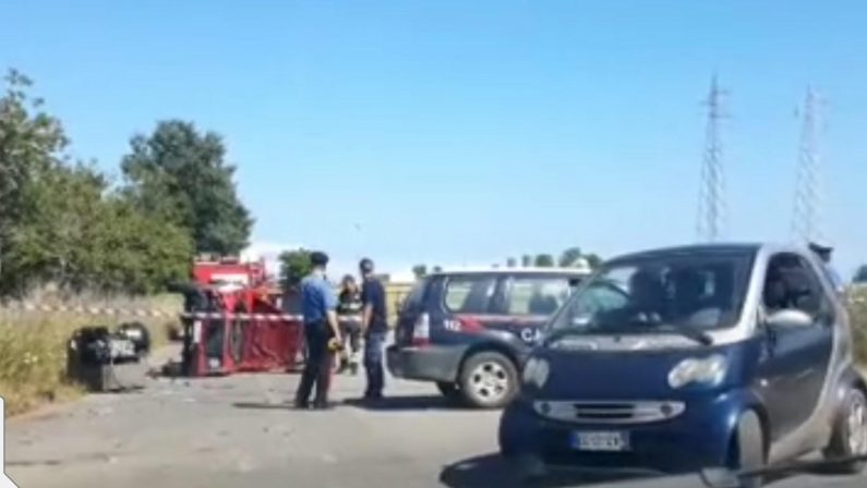 Incidente stradale in provincia di Vibo Valentia, feriti due vigili del fuoco