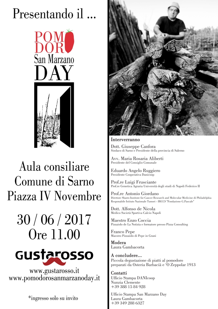 San Marzano Day 2017, a Sarno la presenrazione de “I Giardini del Pomodoro”