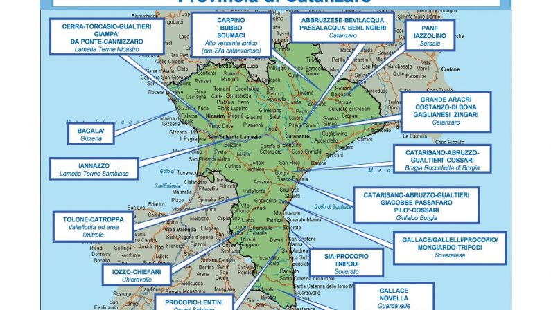 FOTO - Le nuove mappe delle 'ndrine in CalabriaLa ripartizione del territorio secondo l'ultimo rapporto Dia
