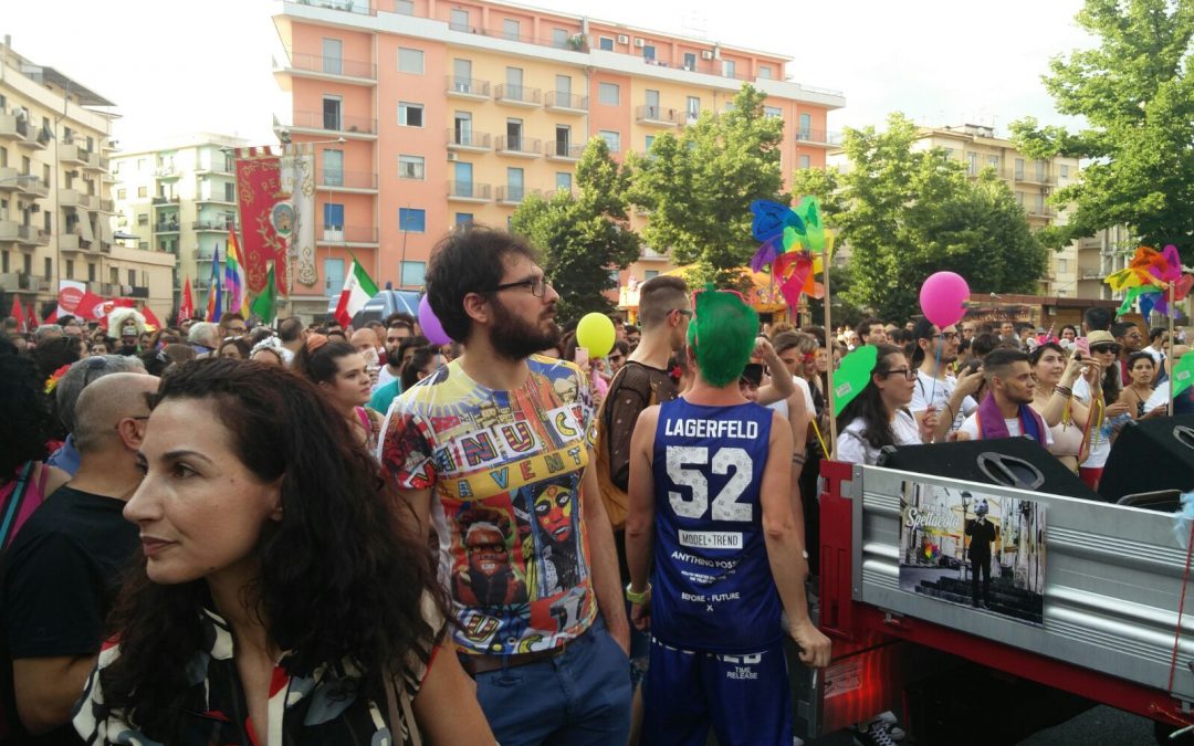 Il Gay Pride di Cosenza del 2017