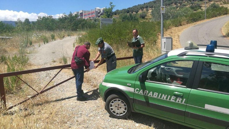 Incendio ex discarica a Rende, via ad accertamentiRilievi e sequestro dell'area di Sant'Agostino 