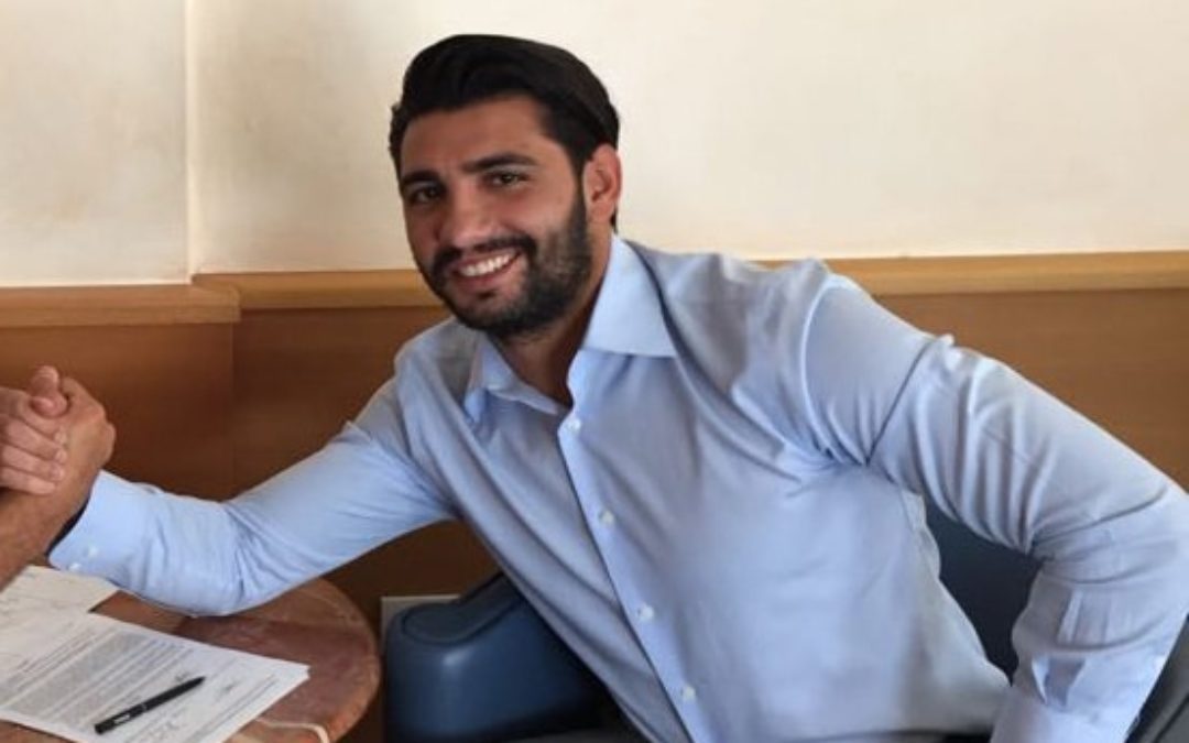 Leandro Cabrera insieme a Raffaele Vrenna (foto sito fc Crotone)