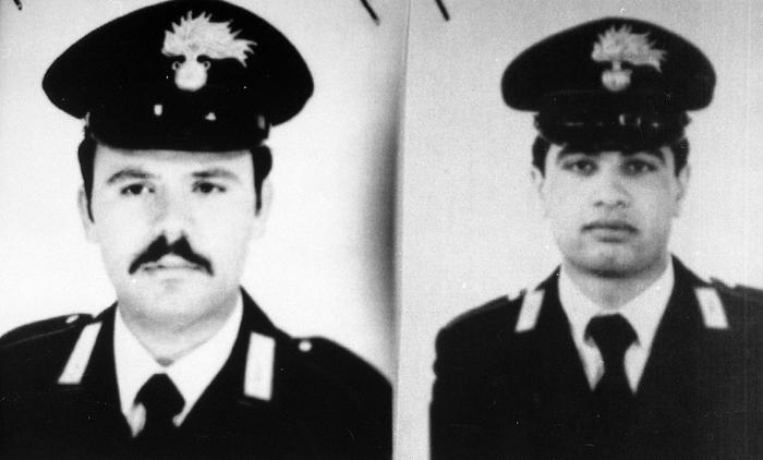 I carabinieri uccisi negli agguati: Fava e Garofalo