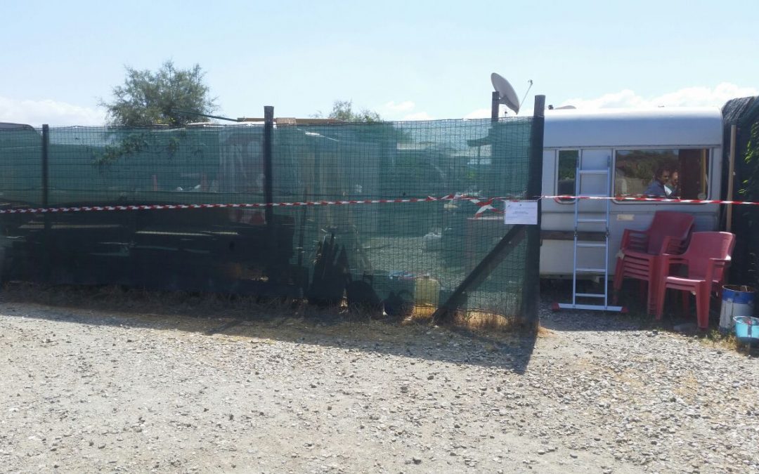 Uno dei sequestri effettuati a Gizzeria