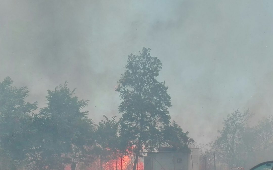 L'incendio a Pizzo