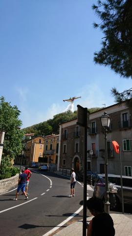 L'incendio a San Fili