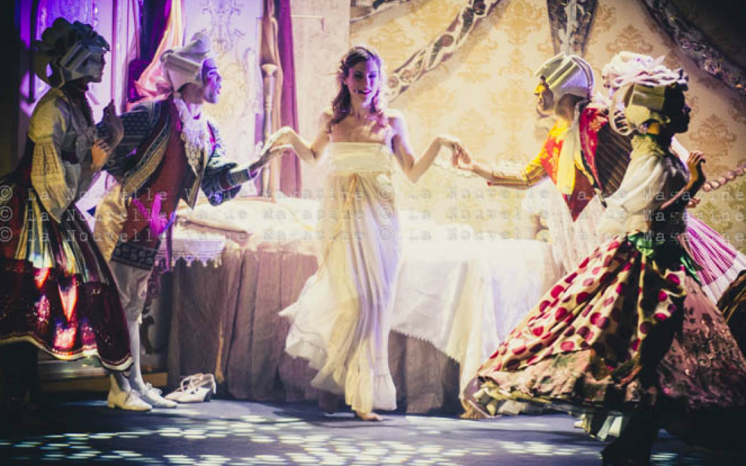 Una scena del musical