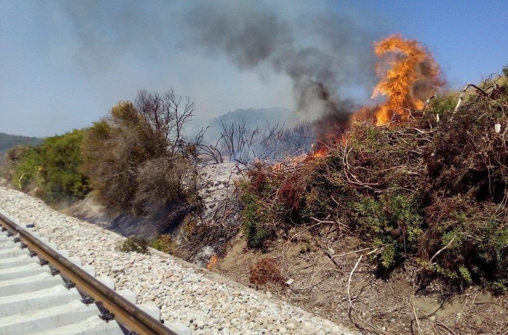 L'incendio di Crucoli