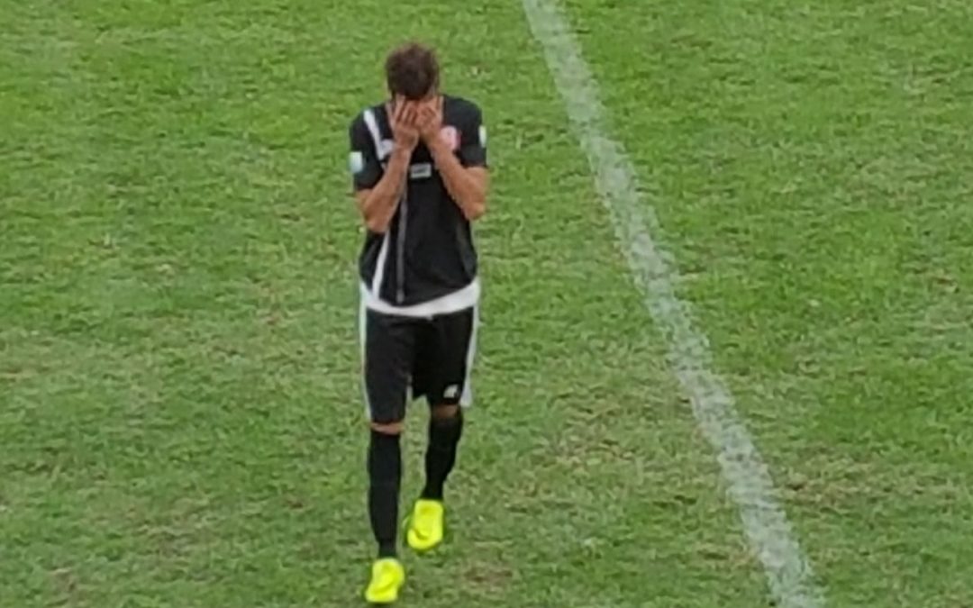 La delusione di Ricciardo (Rende) a fine partita