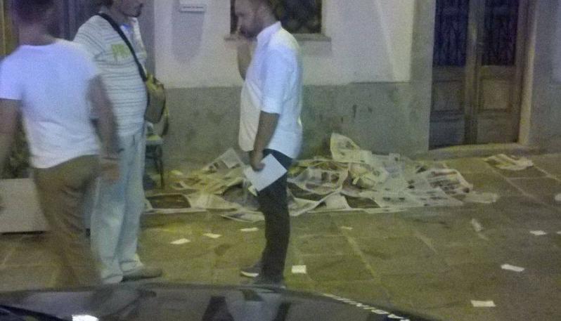 Il luogo della sparatoria