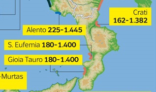 L’allarme dei Geomorfologi: Gioia Tauro, il golfo di Sant’Eufemia, la foce del Crati rischiano di essere sommerse entro il 2100