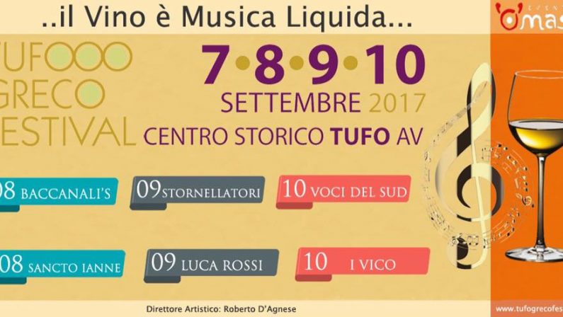 Al via il week end con il *Tufo Greco Festival edizione 2017*